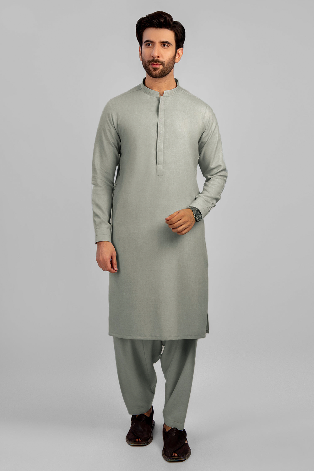 Unstitched Premium Summer Dark Grey (4 meter per suit))