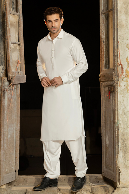 Unstitched Premium Summer Off White (4 meter per suit))